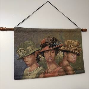 Faith, Hope and Love, Wall Hanging Tapestry, art by Henry Lee Battle